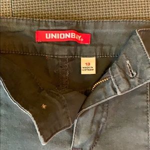 Union bay dark grey shorts